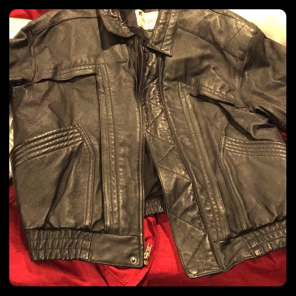 Leather jacket